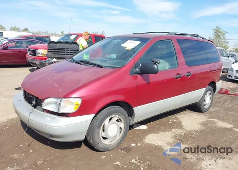 1998 Toyota Sienna Xle z USA, uszkodzony, nr VIN 4T3ZF13C2WU060058